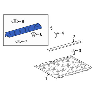 Toyota OE - Rear Rear Body Panel Trim Panel