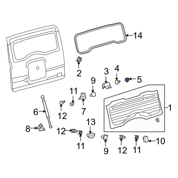 Door Hinge Nut