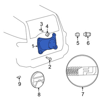 Toyota OE - Spare Tire Carrier
