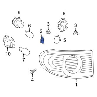 Toyota OE - Right Tail Light Bracket