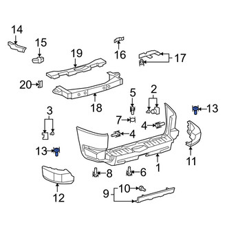 Toyota OE - Bumper Cover Retainer