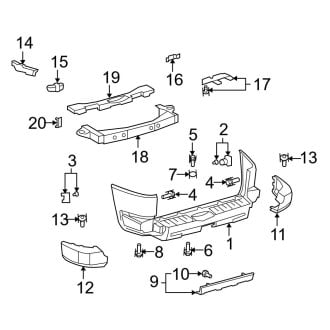 2012 Toyota FJ Cruiser OEM Bumpers | Front & Rear — CARiD.com