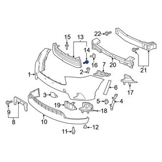 Toyota OE - Inner Grille Screw