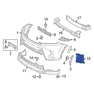 Toyota OE - Front Left Fog Light Trim