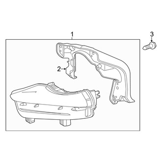 Toyota OE - Front Lamps - Daytime Running Lamp Components