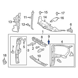 Toyota OE - Radiator Support Panel Bolt