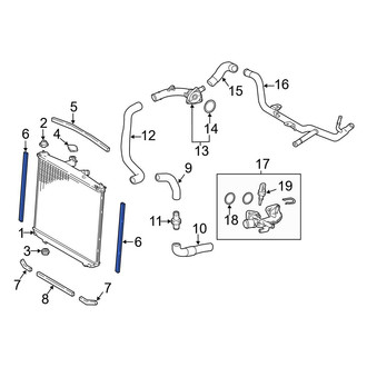 Toyota OE - Radiator Air Seal