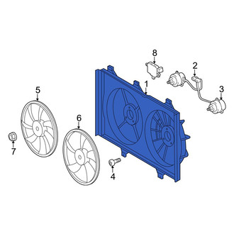 Toyota OE - Engine Cooling Fan Shroud