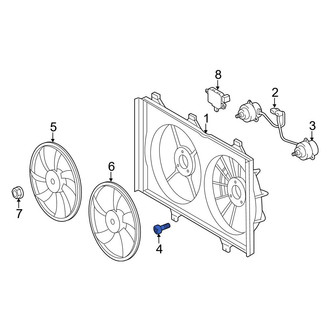 Toyota OE - Engine Cooling Fan Motor Bolt