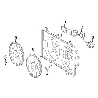 Toyota OE - Cooling Fan (LE / LE Plus / Limited / XLE)