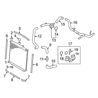 Toyota OE - Cooling - Radiator & Components (Hybrid LE / Hybrid Limited / Hybrid Limited Platinum / Hybrid XLE)
