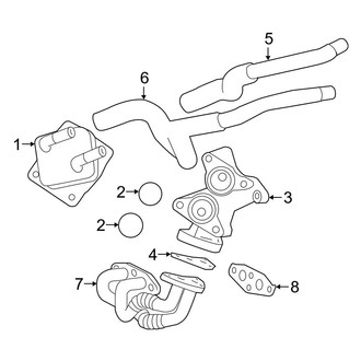 Toyota OE - Cooling - Oil Cooler (Hybrid LE / Hybrid Limited / Hybrid XLE)