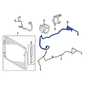 Toyota OE - A/C Refrigerant Suction Hose