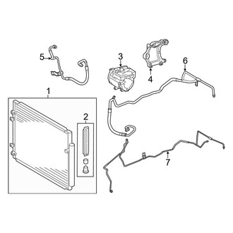 Toyota OE - Air Conditioner & Heater - Condenser, Compressor & Lines