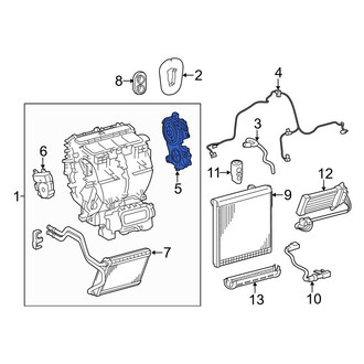 Toyota OE - Right HVAC Blend Door Actuator