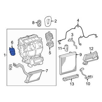 Toyota OE - Right HVAC Blend Door Actuator