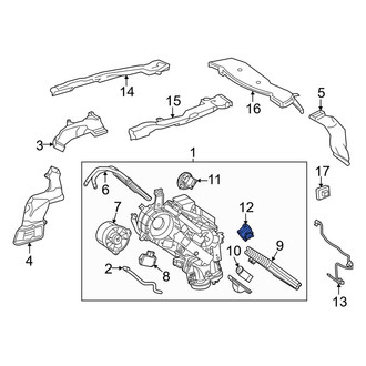 Toyota OE - Rear HVAC Air Inlet Door Actuator