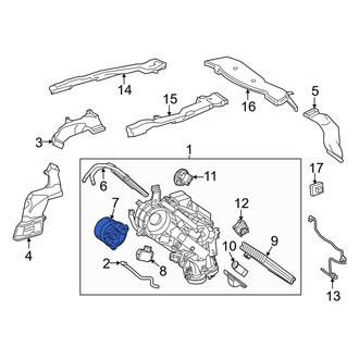 Toyota OE - Rear HVAC Blower Motor