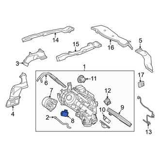 Toyota OE - Rear HVAC Blower Motor Control Module