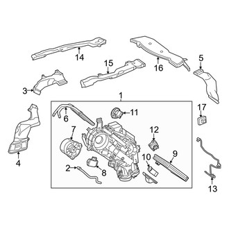 Toyota OE - Air Conditioner & Heater - Rear Heater