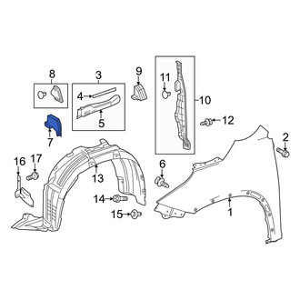 Toyota OE - Front Right Brake Air Duct