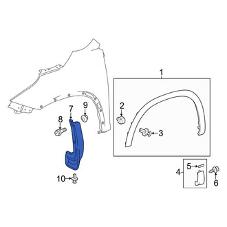 Toyota OE - Front Left Mud Flap