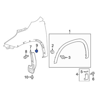 Toyota OE - Fender Liner Grommet