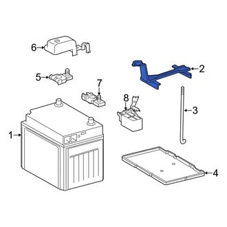 Toyota OE - Battery Hold Down Frame