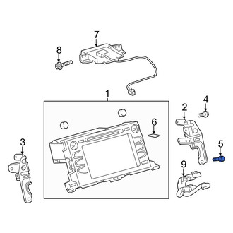 Toyota OE - A/C Evaporator Core Case Bolt
