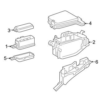 Toyota OE - Electrical - Fuse & Relay (Engine Compartment), (LE / LE Plus / Limited / XLE)
