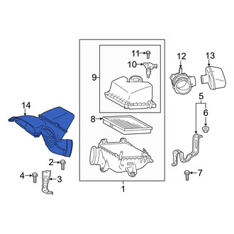 Toyota OE - Engine Air Intake Hose