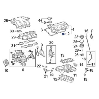 Toyota OE - Engine Valve Cover Washer Seal