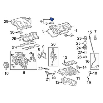Toyota OE - Engine Oil Filler Cap