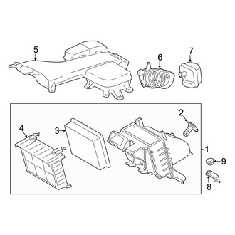 Toyota OE - Engine / Transaxle - Air Intake (Hybrid LE / Hybrid Limited / Hybrid XLE)