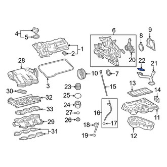 Toyota OE - Engine Oil Pump Pickup Tube Gasket