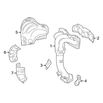 Toyota OE - Exhaust System - Manifold (2.7L)