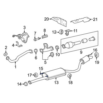 Toyota OE - Exhaust System Hanger Bracket