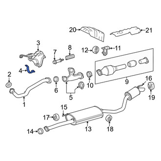 Toyota OE - Exhaust System Hanger Bracket
