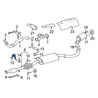 Toyota OE - Exhaust System Hanger Bracket