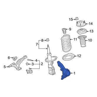 Toyota OE - Front Right Steering Knuckle