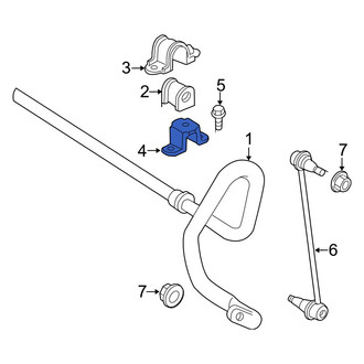 Toyota OE - Lower Suspension Stabilizer Bar Bracket