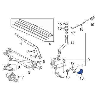 Toyota OE - Windshield Washer Pump