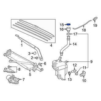 Toyota OE - Front Washer Fluid Reservoir Cap