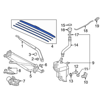 Toyota OE - Front Left Wiper Blade