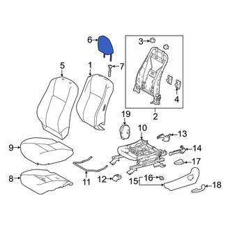 Toyota OE - Front Left Headrest