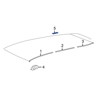 Toyota OE - Roof Drip Molding Cap