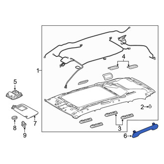 Toyota OE - Rear Interior Grab Bar
