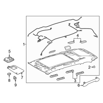 Toyota OE - Roof - Interior Trim (With Panoramic Roof)