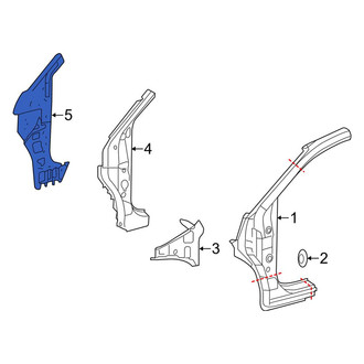 Toyota OE - Left Inner Body A-Pillar