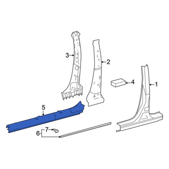 Toyota OE - Right Rocker Panel Reinforcement
